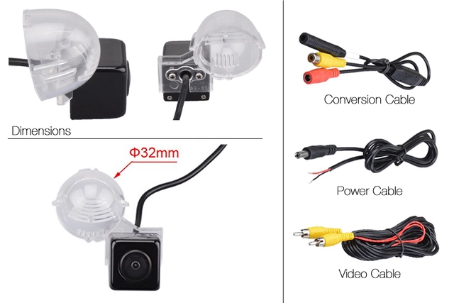 InCarTec Ryggekamera (skiltlys) (CVBS) Suzuki 