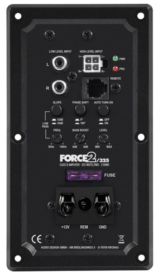 AudioDesign Forsterkermodul 1x200W 1x200W RMS 4ohm / 1x325W RMS 2ohm