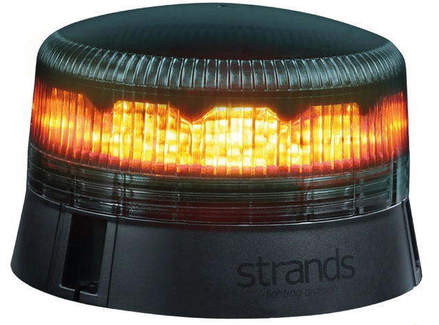 Strands Black Raven Roterende varsellys Kun 10W!, 3 mønstre 