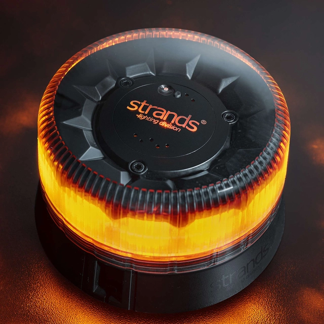 Strands Black Raven Roterende varsellys Kun 10W!, 3 mønstre 