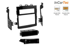 InCarTec Monteringskit 1-DIN/2-DIN Subaru
