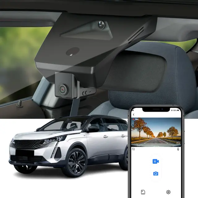 FITCAMX Integrert 4K Dashcam (foran) Citroen/Opel/Peugeot 