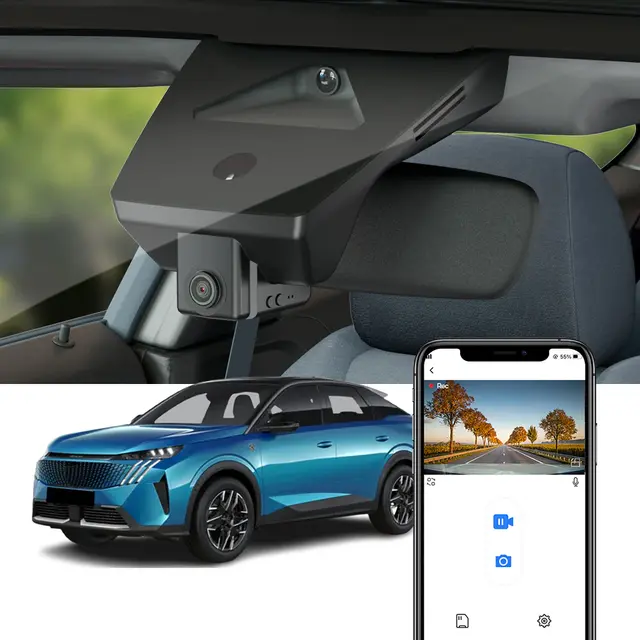 FITCAMX Integrert 4K Dashcam (foran) Citroen/Opel/Peugeot 