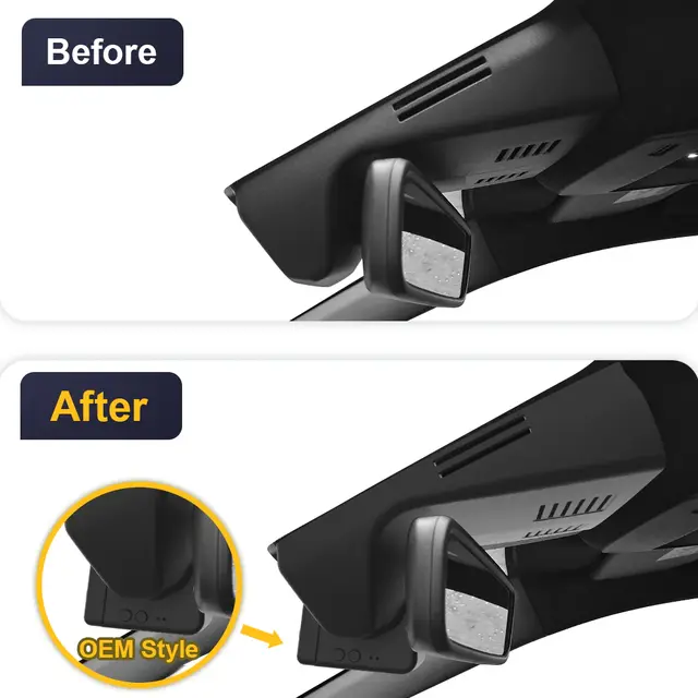 FITCAMX Integrert 4K Dashcam (foran) Citroen/Opel/Peugeot 