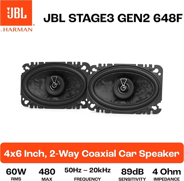 JBL Fulltone STAGE3, Gen2, 4x6" u/grill 480W max, 4x6", 2-veis 