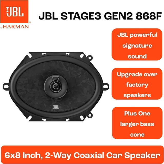 JBL Fulltone STAGE3, Gen2, 6x8" u/grill 560W max, 6 x 8", 2-veis 