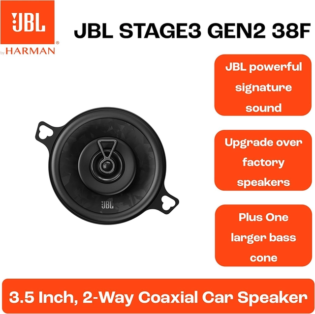 JBL Fulltone STAGE3 Gen2, 3½", u/grill 400W max, 3½", 2-veis 