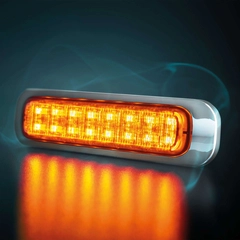 Strands Dark Knight Sidemarkør Røkfarget glass