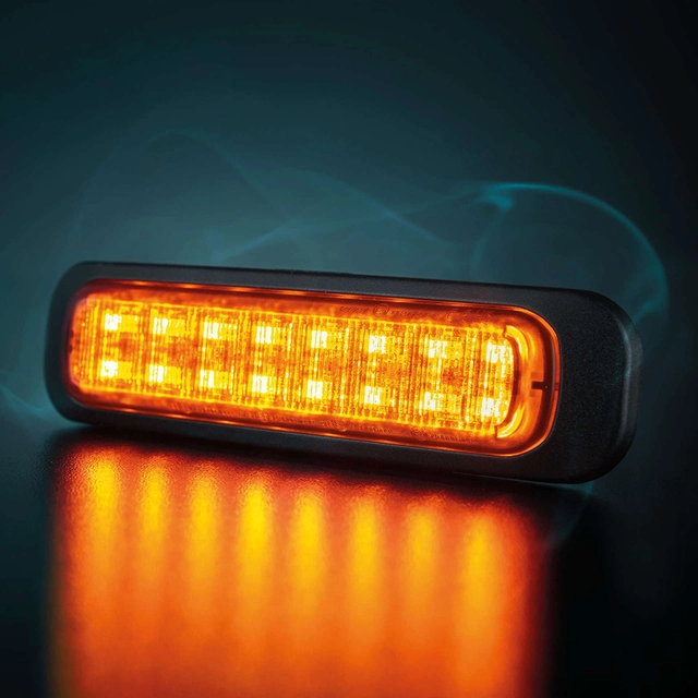 Strands Dark Knight Sidemarkør Røkfarget glass 