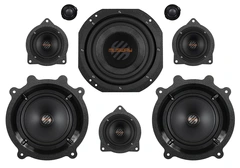 Musway høyttalersett for Tesla 3/Y Front, senter og subwoofer