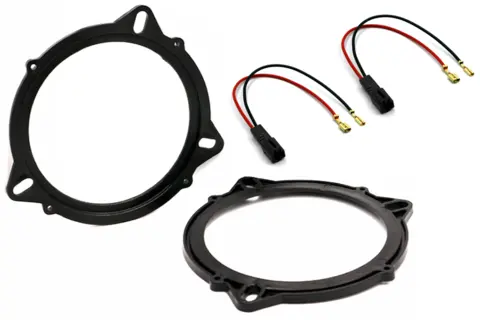 InCarTec Høyttaleradaptersett Bakdører Tesla Model 3/Y 4"/100mm