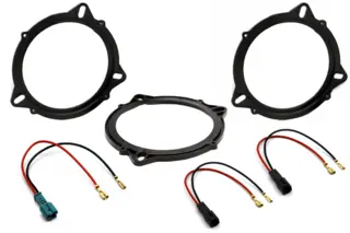 InCarTec Høyttaleradaptersett Dashbord Tesla Model 3/Y 4"/100mm