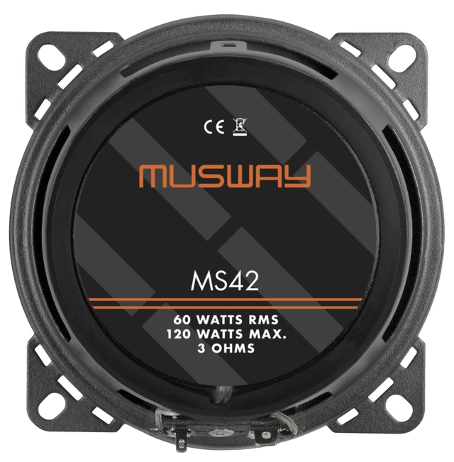 Musway MS42 4" Koaksial 80/160W 