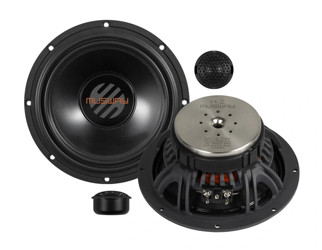 Musway MG6.2A 6½" Aktivt komponentsett 125/250W 