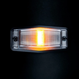 Strands IZE LED silver arrow duo Varsellys og hvitt/orange markeringslys