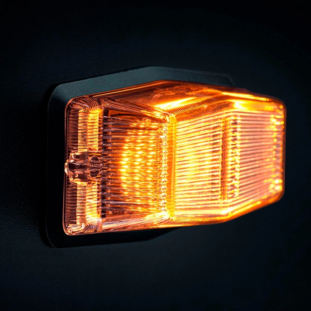 Strands IZE LED silver arrow duo Varsellys og hvitt/orange markeringslys 