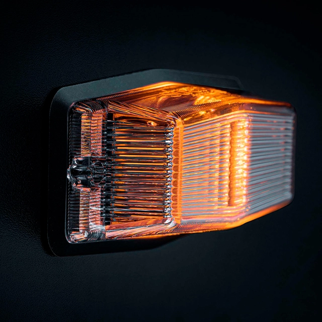 Strands IZE LED silver arrow duo Varsellys og hvitt/orange markeringslys 