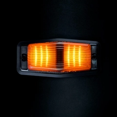 Strands IZE LED black bullet duo Varsellys og hvitt/orange markeringslys