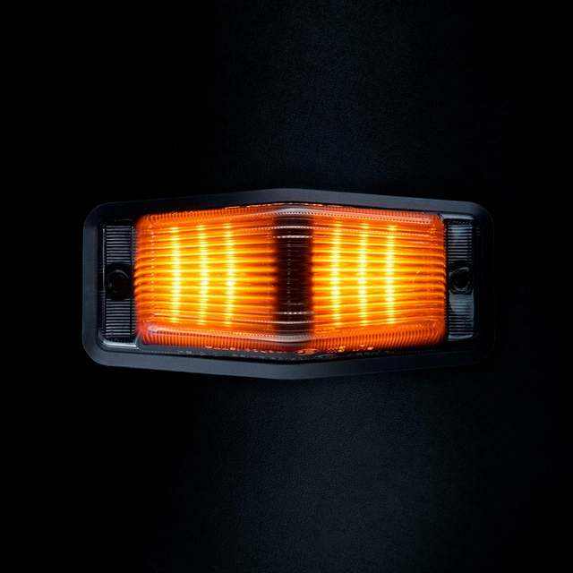 Strands IZE LED black bullet duo Varsellys og hvitt/orange markeringslys 