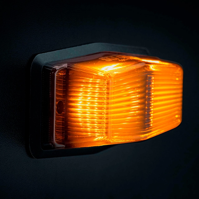 Strands IZE LED black bullet duo Varsellys og hvitt/orange markeringslys 