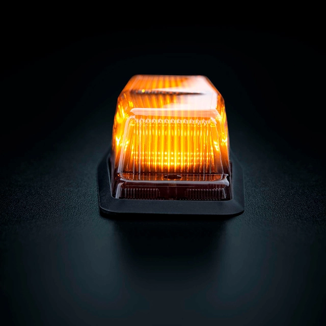 Strands IZE LED black bullet duo Varsellys og hvitt/orange markeringslys 