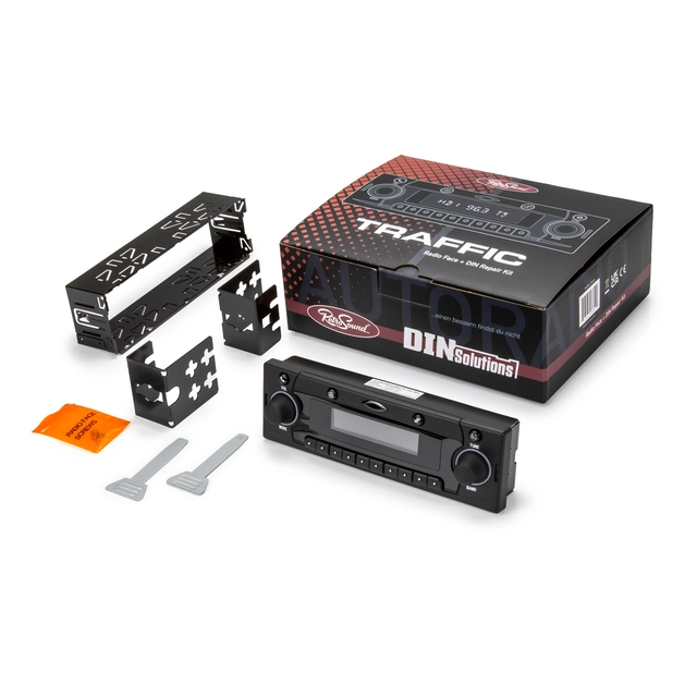 RetroSound Traffic Displayenhet Universal 1-din displayenhet 