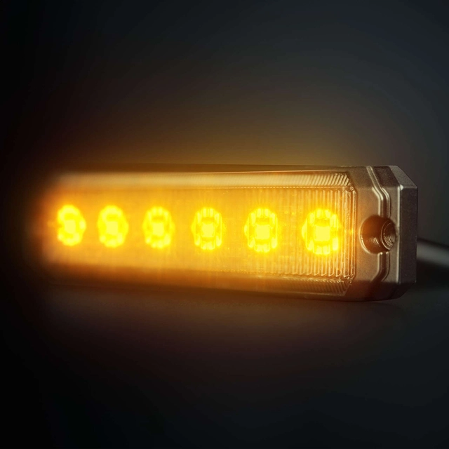 Strands Dark Knight SM6 varsellys 6 LED Mørk linse, 4 mønstre 