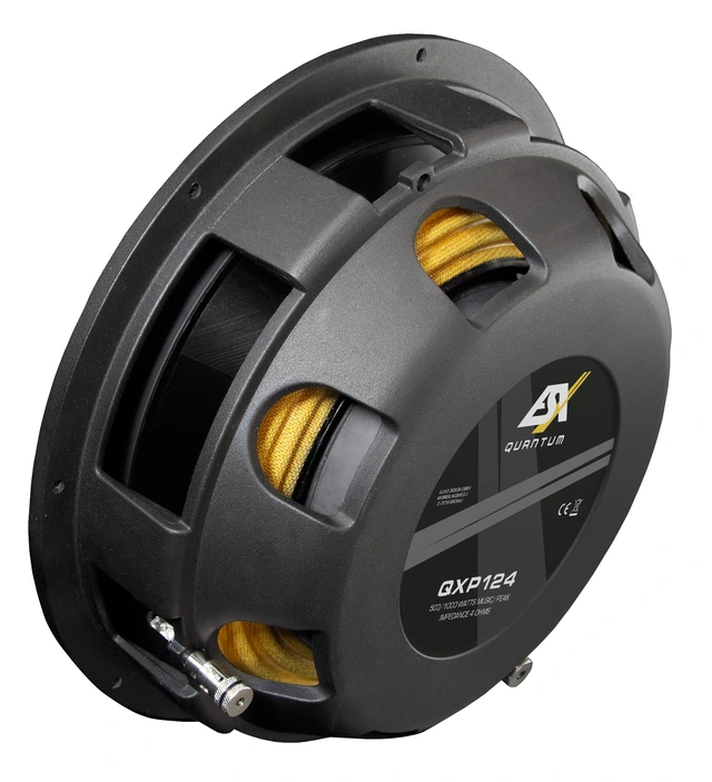 ESX QXP124 30 cm (12”) flat subwoofer med grill 
