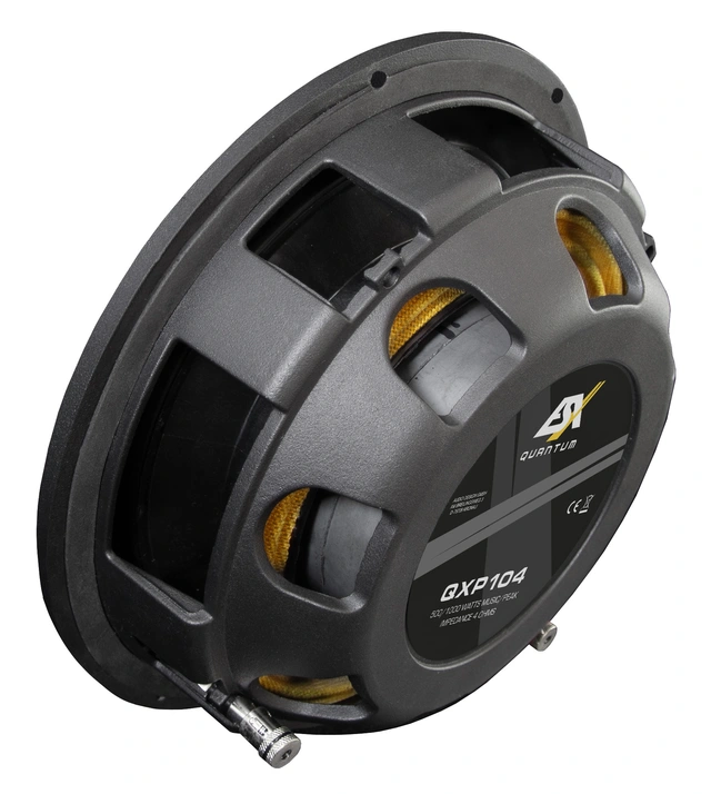ESX QXP104 25 cm (10”) flat subwoofer med grill 