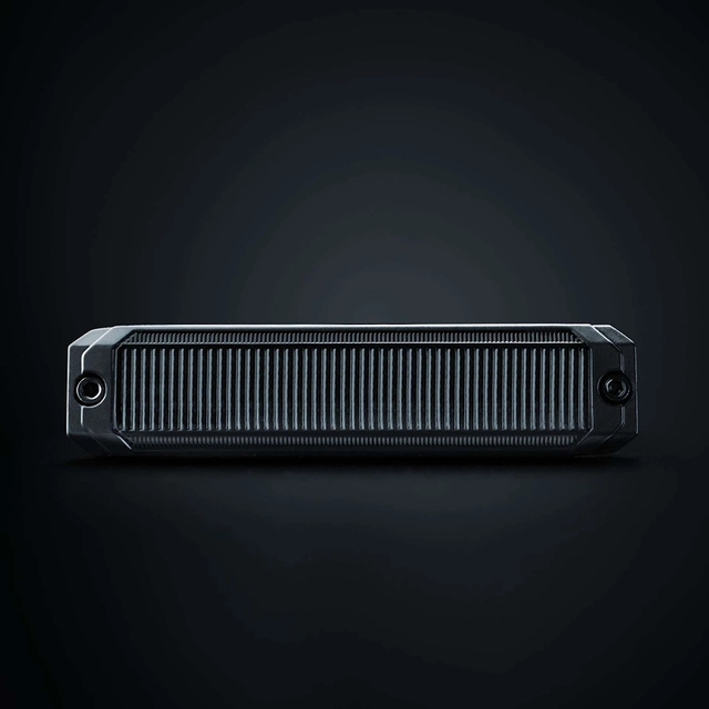 Strands Dark Knight SM6 sidemark 6 LED Mørk linse, orange 