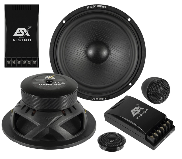 ESX VISION PRO VXP6.2C 2-veis 16,5 cm (6,5") Komponentsett 