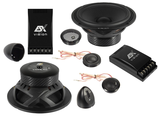 ESX VISION PRO VXP6.2C 2-veis 16,5 cm (6,5") Komponentsett 