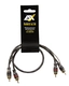 ESX DSC0.5 RCA kabel Kopper, 0,5 meter