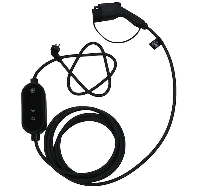 VIKING Nødlader Type1/Schuko 7,5 meter Ladekabel 7,5 meter 