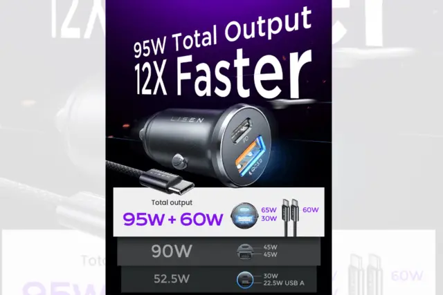 LISEN 95W USB-C billader 