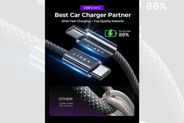 LISEN 95W USB-C billader 