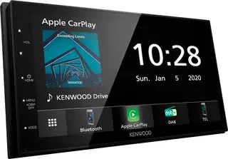 Kenwood DMX5020DABS m/trådløs adapter 2-DIN MEDIASPILLER - DAB BT USB/IPHONE