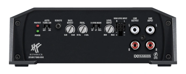 HiFonics ZEUS ZXR700/2E Klasse D digital 2-kanals forsterker 