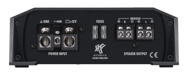 HiFonics ZEUS ZXR700/2E Klasse D digital 2-kanals forsterker 