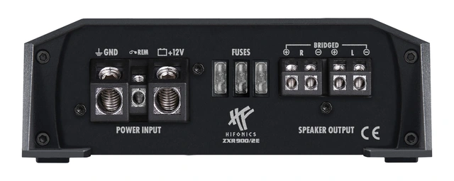 HiFonics ZEUS ZXR900/2E Klasse D digital 2-kanals forsterker 