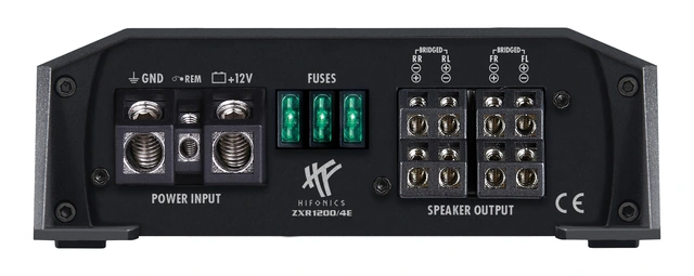 HiFonics ZEUS ZXR1200/4E Klasse D digital 4-kanals forsterker 