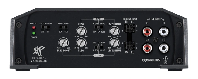 HiFonics ZEUS ZXR500/4E Klasse D digital 4-kanals forsterker 