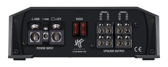 HiFonics ZEUS ZXR800/4E Klasse D digital 4-kanals forsterker 