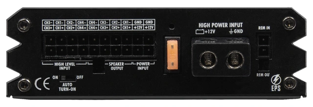HiFonics JUNO IV-DSP Klasse D 4-kanals DSP forsterker med ISO 