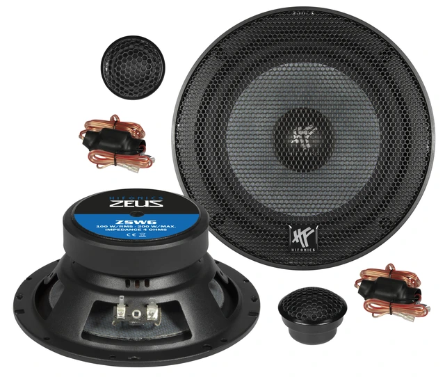 HiFonics ZEUS ZS6.2E 16,5 cm (6,5") 2-veis komponentsystem 