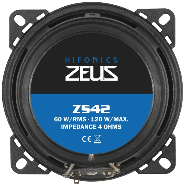 HiFonics ZEUS ZS42 10 cm (4") 2-veis koaksialhøyttalere 