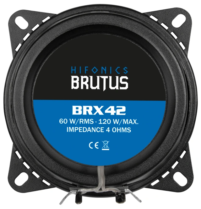 HiFonics BRUTUS BRX42 10 cm (4") 2-veis koaksialhøyttalere 