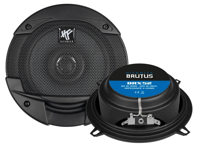 HiFonics BRUTUS BRX52 13 cm (5,25") 2-veis koaksialhøyttalere 