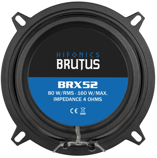 HiFonics BRUTUS BRX52 13 cm (5,25") 2-veis koaksialhøyttalere 
