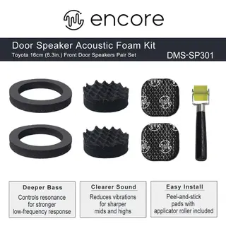 Beat-Sonic DMS-SP301 Akustisk skumsett for 6,5" høyttalere